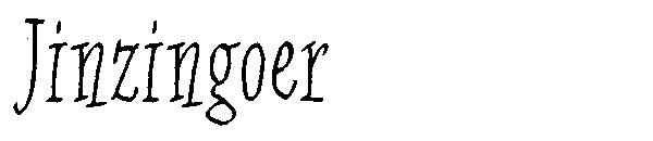 Jinzingoer字体