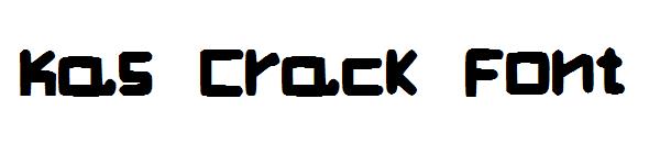 Kas Crack Font字体