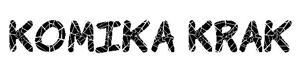 Komika Krak字体