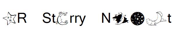 KR Starry Night字体