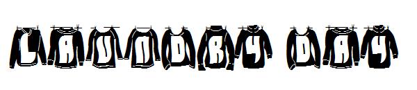 Laundry Day字体