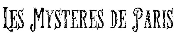 Les Mysteres de Paris字体