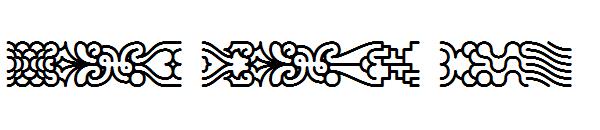 Line Dings BRK字体