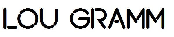 Lou Gramm字体