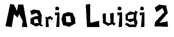 Mario Luigi 2字体