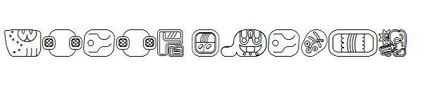 Mayan Glyphs字体