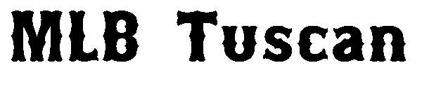 MLB Tuscan字体