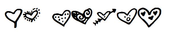 MW Heart字体
