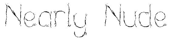Nearly Nude字体