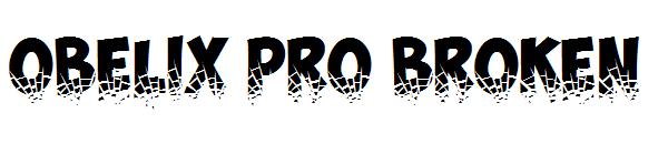 Obelix Pro Broken字体