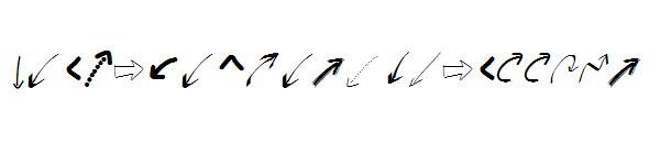 Peax Webdesign arrows字体