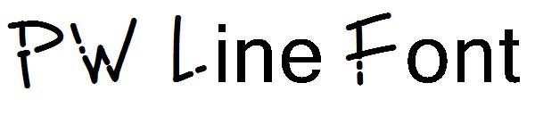 PW Line Font字体