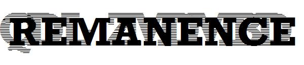Remanence字体