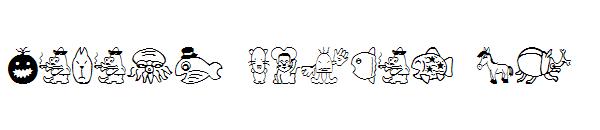 Sakabe Animal 02字体