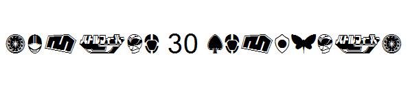 Sentai 30 Dingbats字体