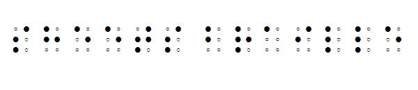 Sheets Braille字体