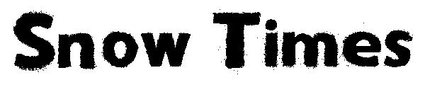 Snow Times字体