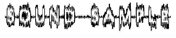 Sound-Sample字体