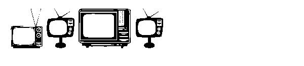 T.V.字体