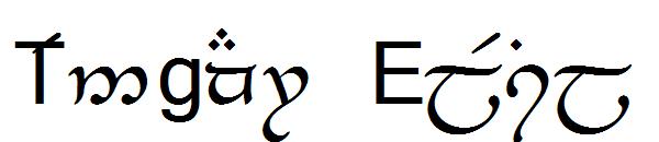 Tengwar Elesil字体