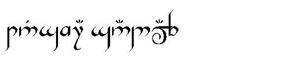 Tengwar Gandalf字体