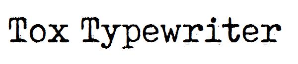 Tox Typewriter字体