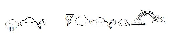 Toy Cloud字体