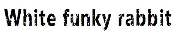 White funky rabbit字体