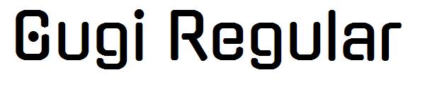 Gugi Regular字体
