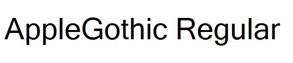 AppleGothic Regular字体