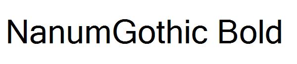 NanumGothic Bold字体