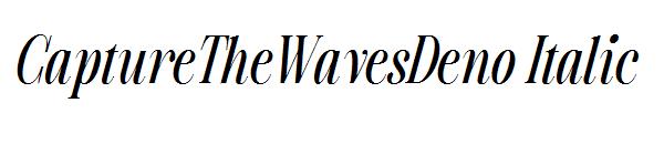 CaptureTheWavesDemo Italic字体
