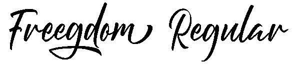 Freegdom Regular字体