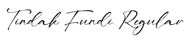 Tindak Fundi Regular字体