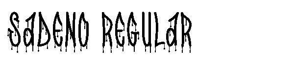Sadeno Regular字体
