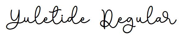 Yuletide Regular字体