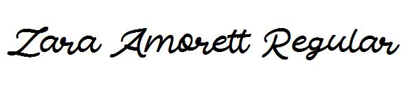Zara Amorett Free Regular字体