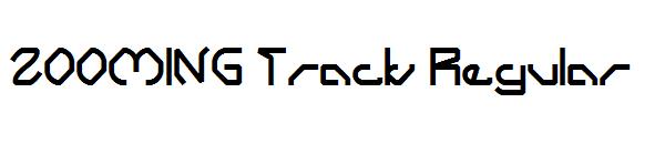 ZOOMING Track Regular字体