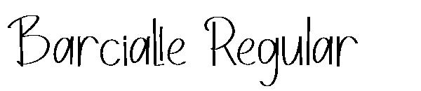 Barcialle Regular字体