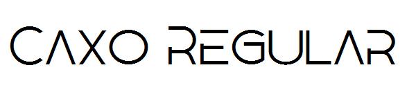 Caxo Regular字体