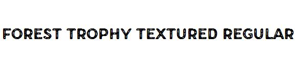 Forest Trophy Textured Regular字体