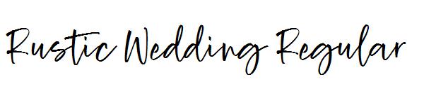 Rustic Wedding Regular字体