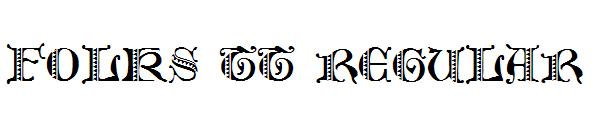Folks TT Regular字体