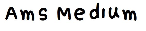 Ams Medium字体