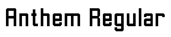 Anthem Regular字体