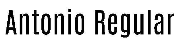 Antonio Regular字体
