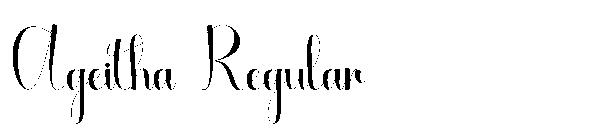 Ageitha Regular字体