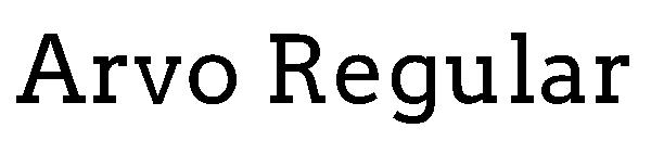 Arvo Regular字体