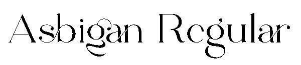 Asbigan Regular字体