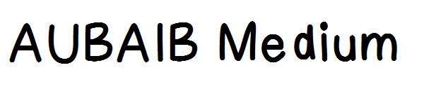 AUBAIB Medium字体